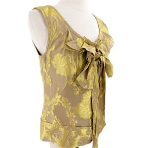 Vera Wang Lavender Label brocade top size 6